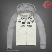 heren abercrombie and fitch pullover full-zip lichtgrijs wit 18 Echt Online is20p688